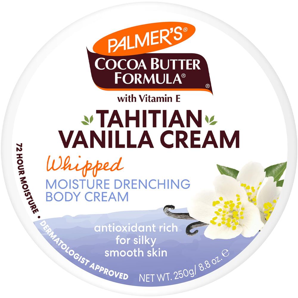 Palmer's open jar texture showing rich cream for deep hydration