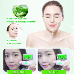 PalNour ingredients label highlighting aloe and hyaluronic acid benefits