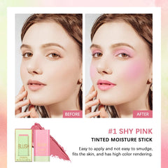 paminify blush stick tint on lips showing soft rosy color and hydrating comfort