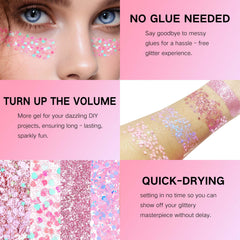 paminify chameleon iridescent sheen shifting pink tones for eye-catching movement