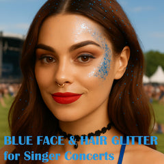 paminify model wearing cheek highlight showcasing dramatic festival-ready shimmer