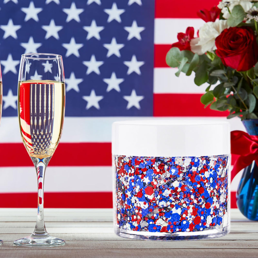 paminify on fans at a game adding visible patriotic sparkle