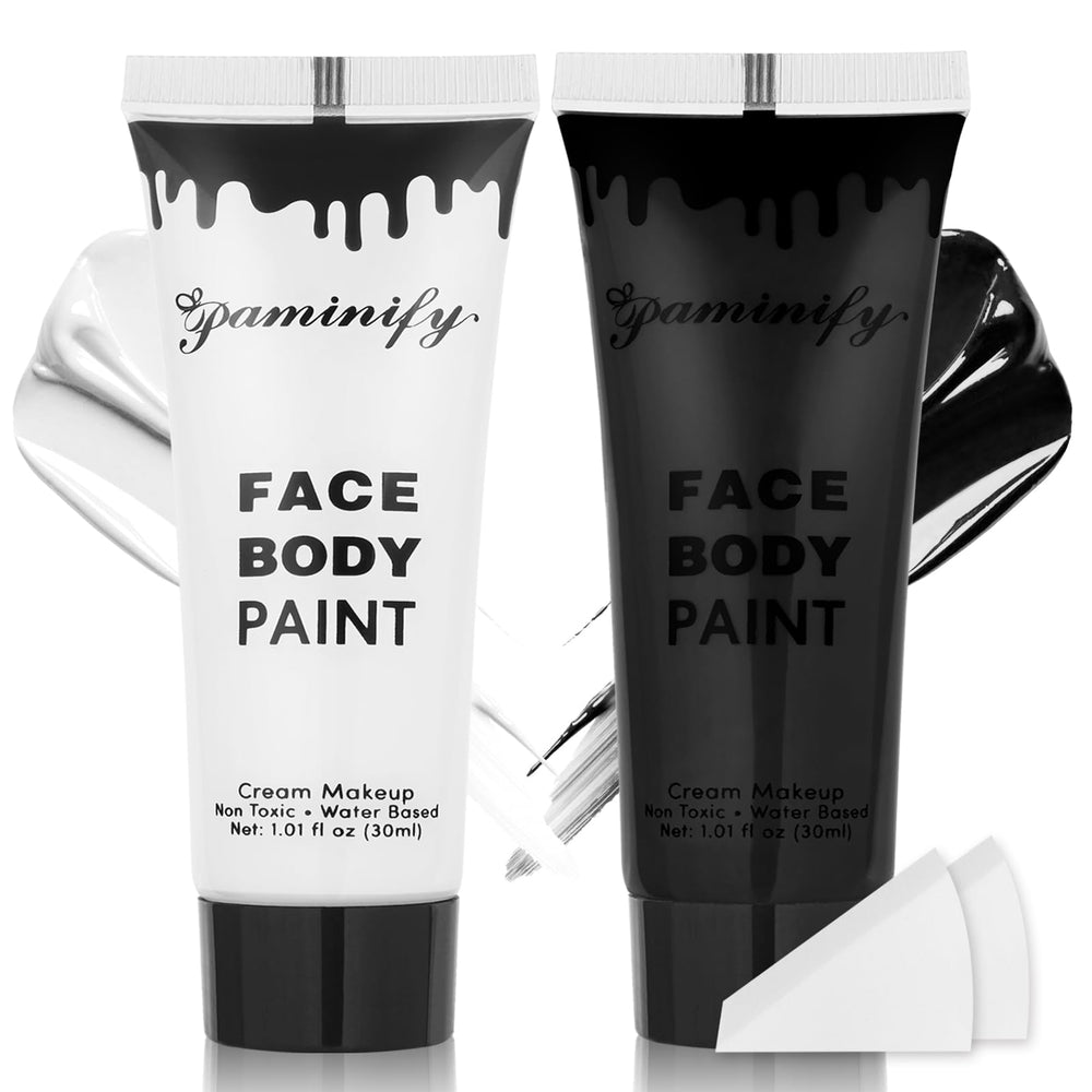 paminify front packaging showing black and white tubes for easy contrast makeup