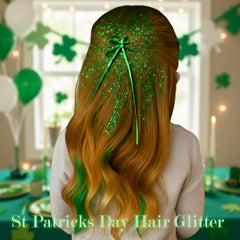 paminify glitter swatch on skin highlighting holographic green sparkle benefit: intense color payoff