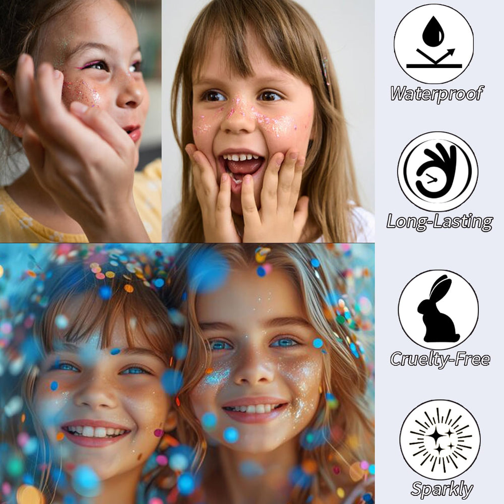 paminify adding glitter streak to hair for instant mermaid highlight