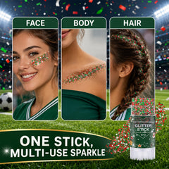 paminify glitter on hairline giving long-lasting highlight