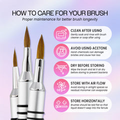 PANA brush being rinsed for easy cleaning and long-lasting bristle maintenance