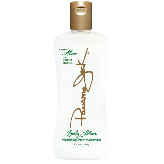Panama Jack front bottle shot highlighting clean packaging and travel-friendly design