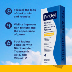 PanOxyl patch close-up revealing texture and coverage benefit