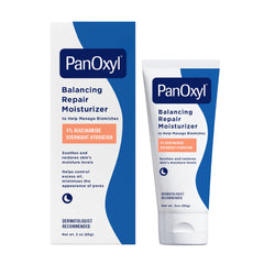 PanOxyl front packaging showing 3 oz tube and benefits