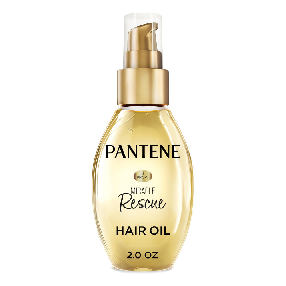 Pantene bottle front packaging showing product and benefits for quick identification