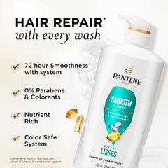 Pantene close-up of shampoo lather demonstrating rich texture and cleansing benefit