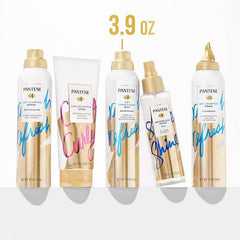 Pantene dry conditioner label and ingredients detail emphasizing Pro-V B5 nourishment benefits