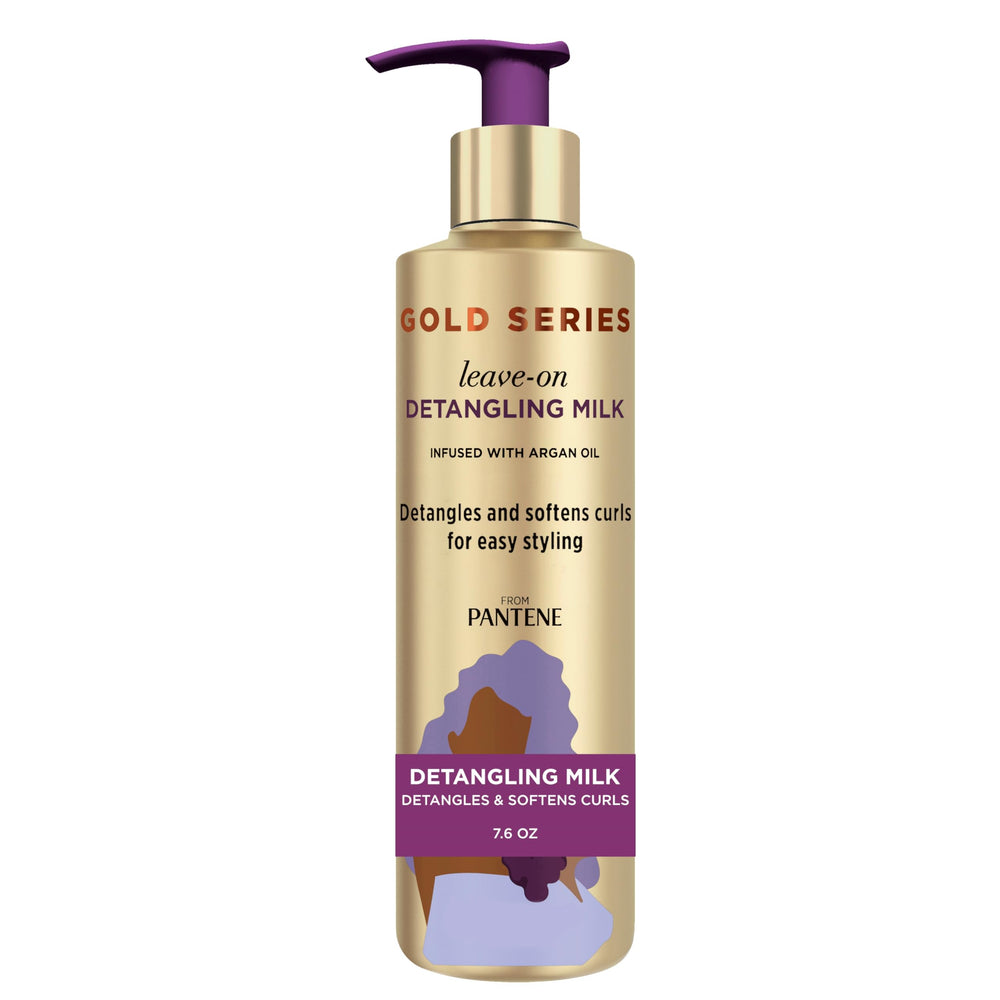 Pantene Gold Series front packaging showing bottle and label, showcasing product trust