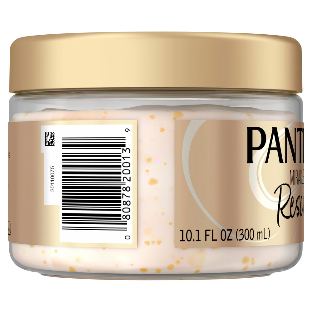 Lifestyle shot of Pantene jar on bathroom vanity suggesting daily routine