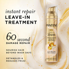 Close-up of Melting Pro-V Pearls dissolving with nourishing release benefit
