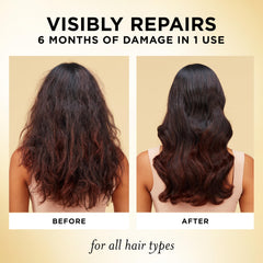 Pantene conditioner applied to wet hair for instant softening benefit