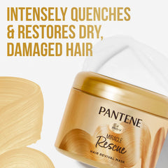 Close-up of Pantene mask texture highlighting creamy formula and conditioning benefit