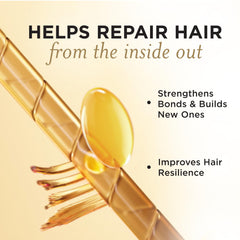 Pantene Miracle Rescue pump close-up illustrating convenient dispensing and controlled application