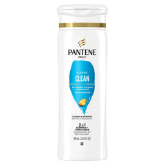 Pantene back label with usage directions and ingredient details displayed