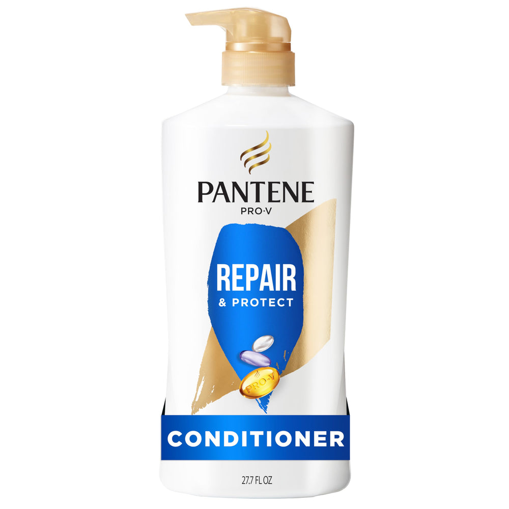 Pantene front packaging showing product and benefits for visible strength