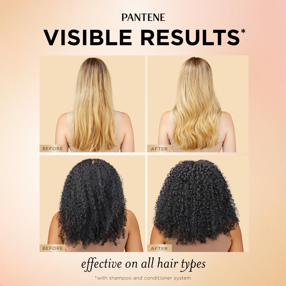 Pantene serum dropper applying product with precision to scalp for targeted root support