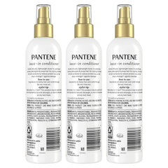 Pantene three-pack flat lay conveying value and consistent hair care