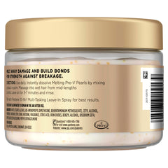 Pantene mask next to Pantene 10-1 leave-in spray to show recommended pairing