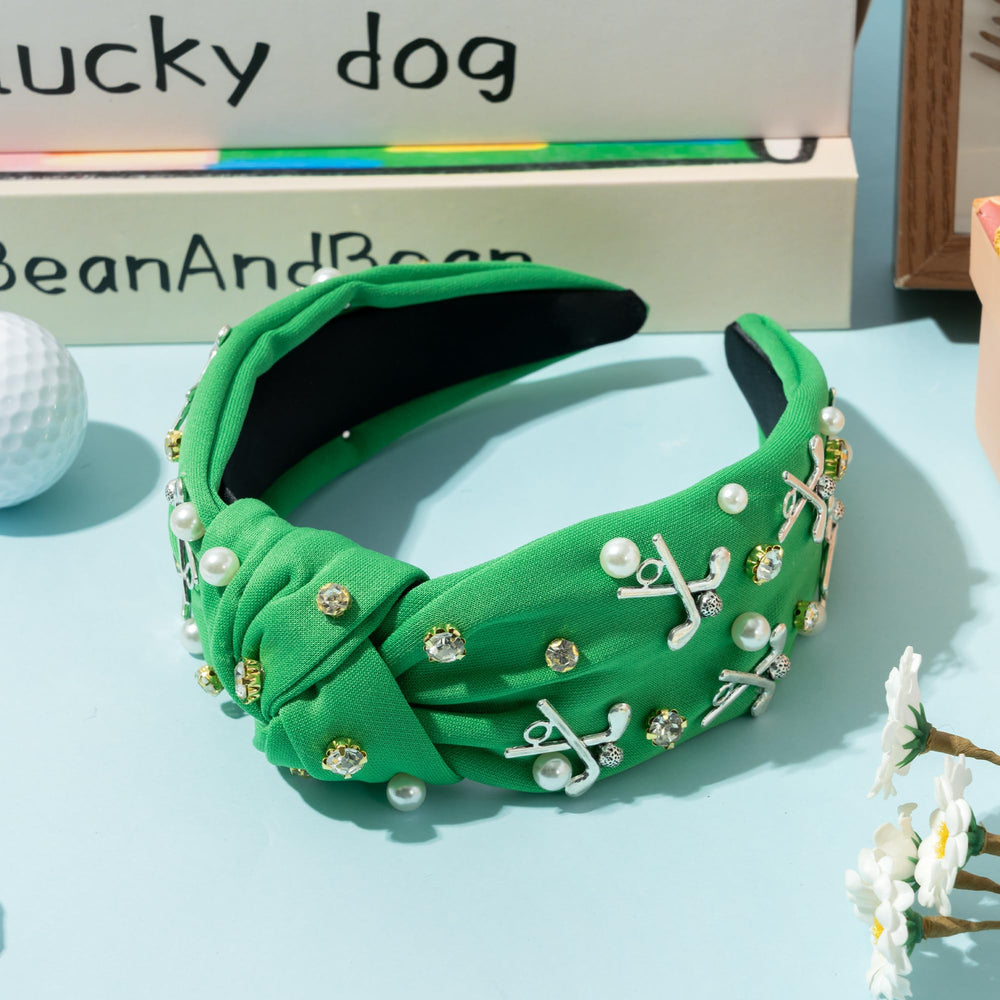 PANTIDE golf ball and club charms zoomed to show themed accent and personality