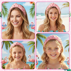 PANTIDE headband held in hand to show scale and lightweight, portable accessory benefit