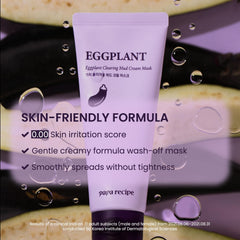 Papa Recipe application on model's face demonstrating easy spreadability