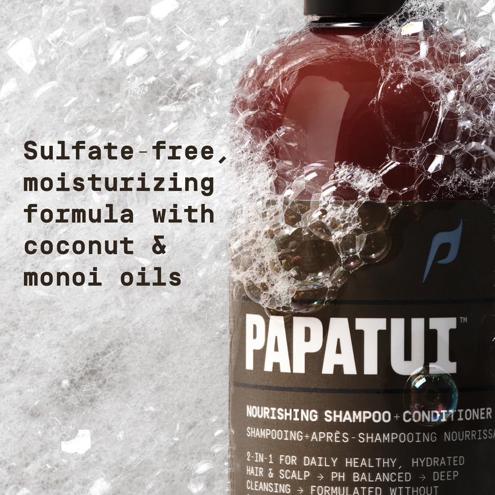 PAPATUI in shower demonstrating quick two-in-one convenience