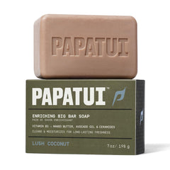 PAPATUI lifestyle bathroom setup displaying everyday use and clean scent appeal
