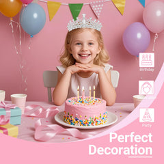 Papoopy tiara side profile on styled hair showing comfortable fit and secure wear