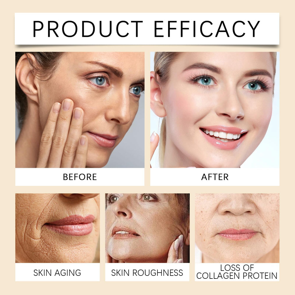 PAQIMAN ingredient label collage showing bee venom, vitamin E and collagen for ingredient clarity
