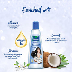 Parachute Advansed before and after hair showing smoother shinier strands benefit