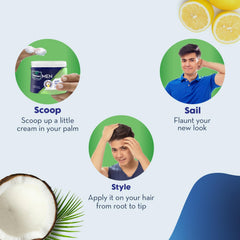 Parachute Advansed label close-up highlighting coconut ingredients for nourishment