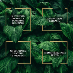 Parachute Advansed treated hair showing smoother texture and shine