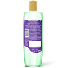 Parachute Advansed bottle on bathroom shelf suggesting daily routine use