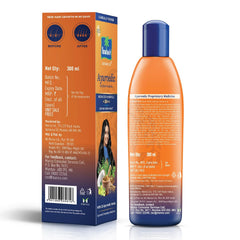 Parachute Advansed oil texture on surface demonstrating smooth moisture