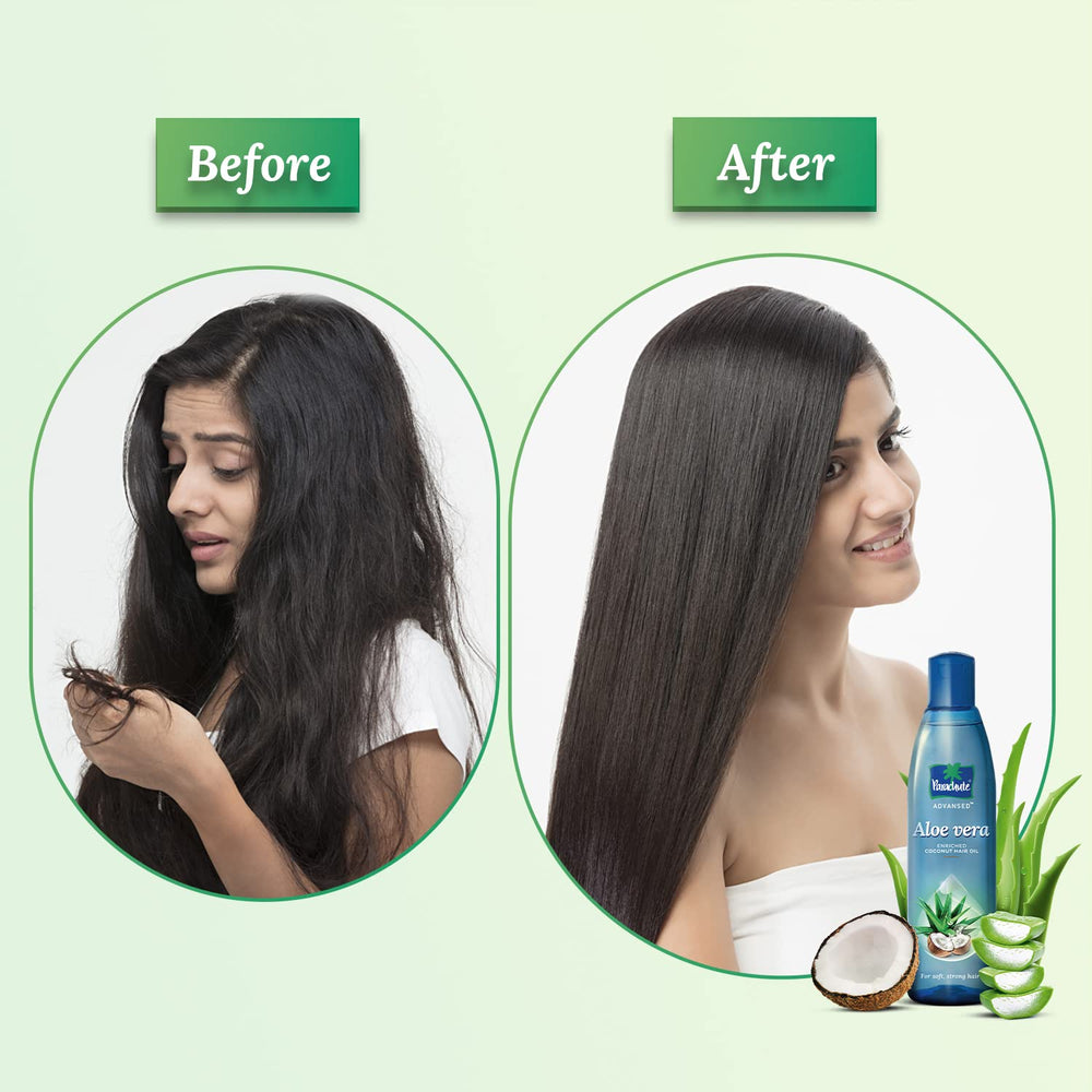 Scalp massage with Parachute Advansed oil showing soothing conditioning benefit