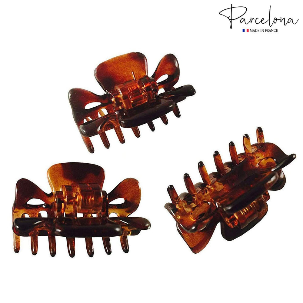 Parcelona clip worn in hair half-up style, discreet hold and style boost benefit
