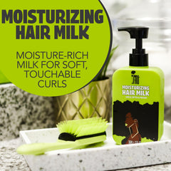 Pardon My Fro being applied to wet curls demonstrating instant hydration benefit