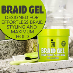 Pardon My Fro smoothing edges for sleek hairline and natural finish