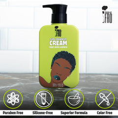 Pardon My Fro label close-up showing ingredient list and product benefits