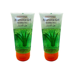 patanjali aloe vera gel front packaging showing tube and label for quick purchase benefit