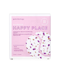 Patchology Happy Place applied while asleep on bedside table demonstrating overnight use