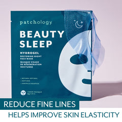 Patchology close-up hydrogel texture highlighting cooling, adherent feel and hydration