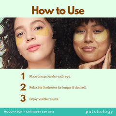 Patchology pack label details listing key ingredients and benefits