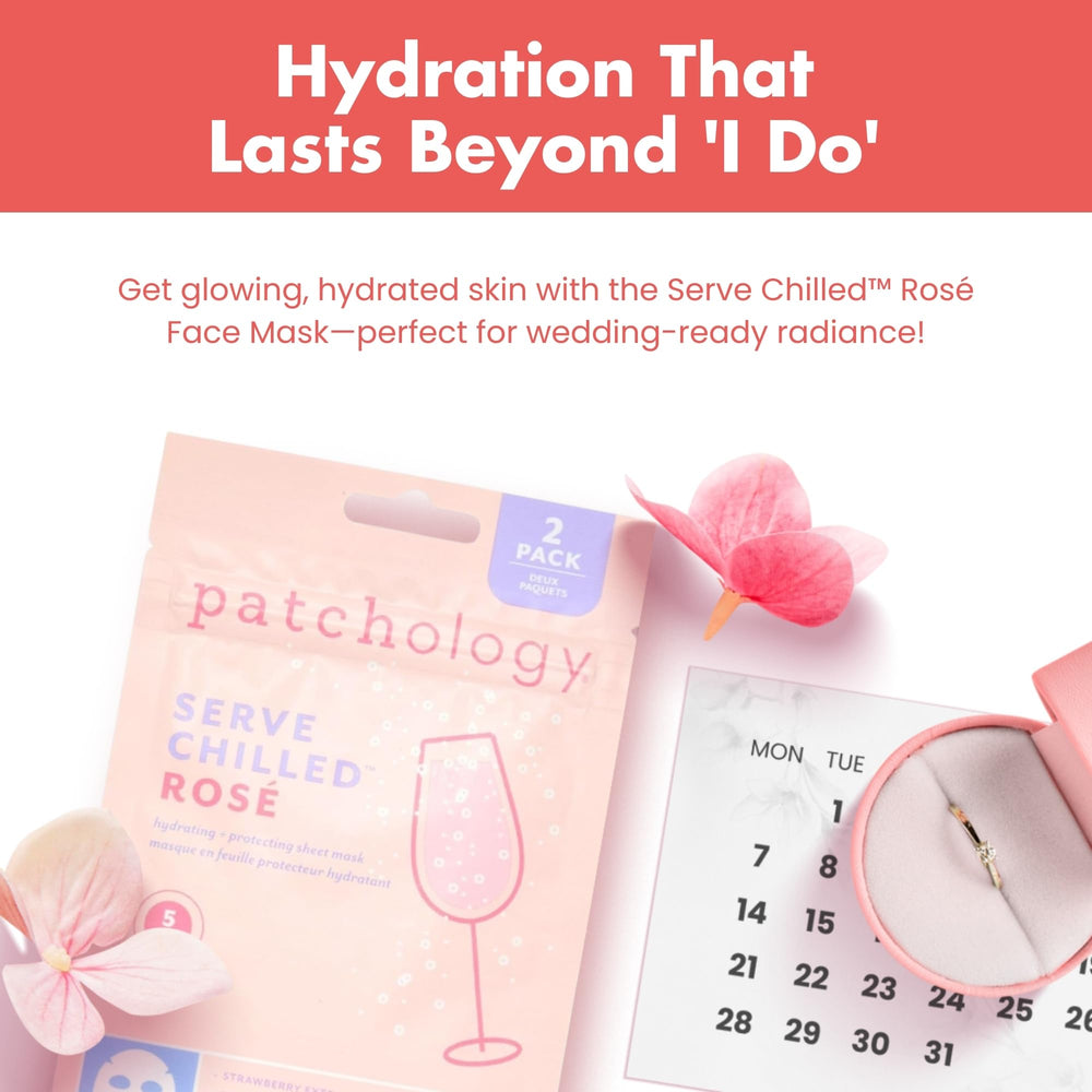 Patchology open pack with two masks visible communicating ready-to-share convenience benefit